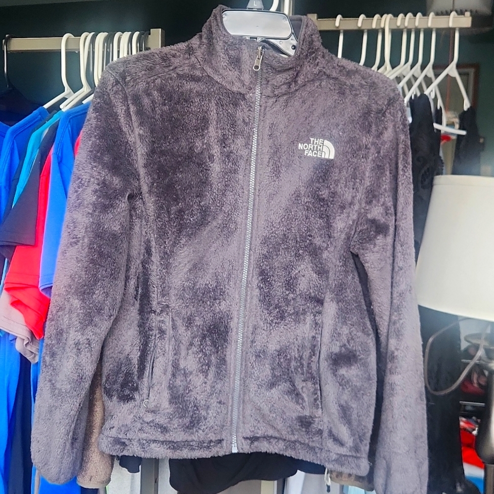 The North Face Charcoal Gray Fleece Jacket small